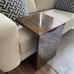 Tekerlekli Abanoz C Sehpa