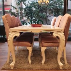 Klasik Beyaz Lake Masa