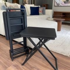 İkili Katlanabilir Zigon Sehpa