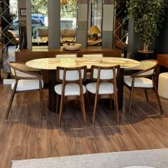 Aluna Porselen Yemek Masası